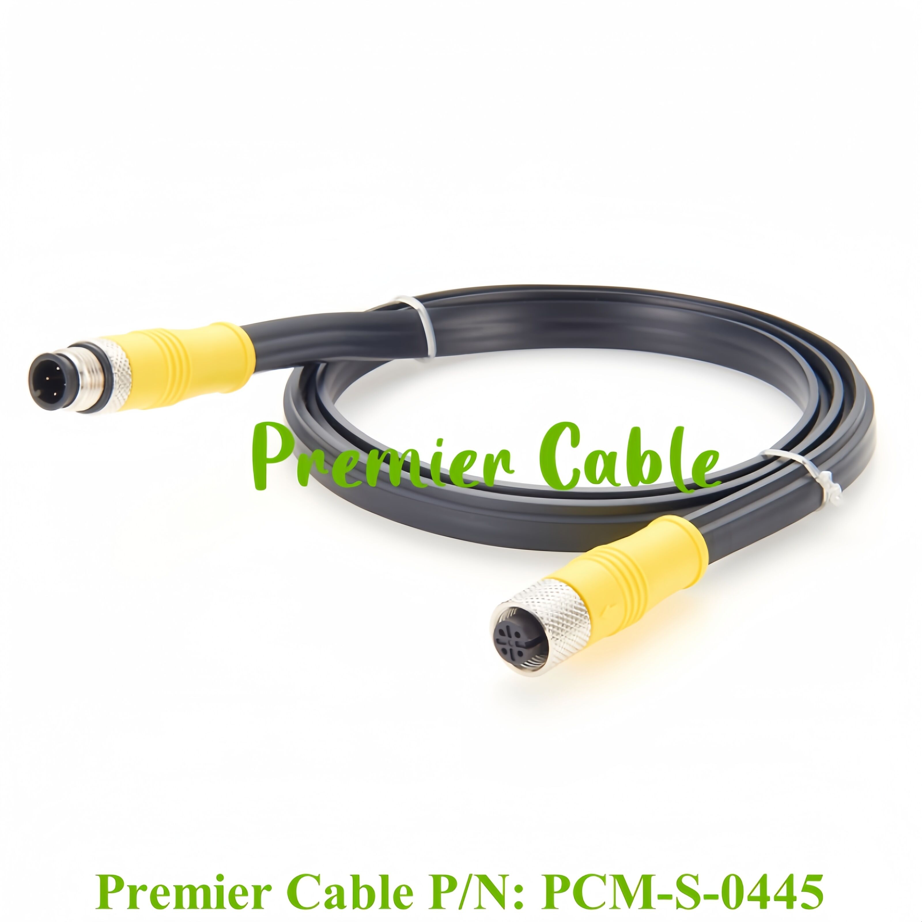 Actuator Sensor Interface AS-Interface M12 A Code 4 Pin Male to Female Cable Connector