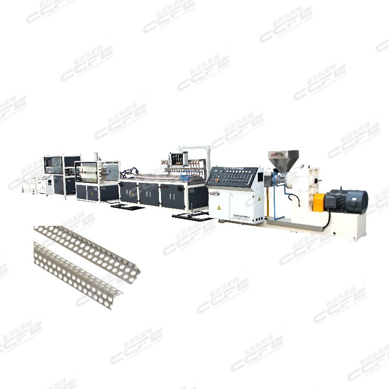 PVC corner profile production line (Single screw extruder) 