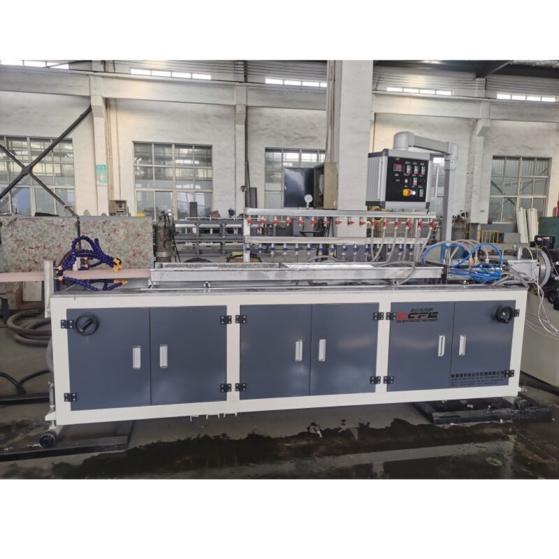 PVC corner profile production line (conical twin screw)