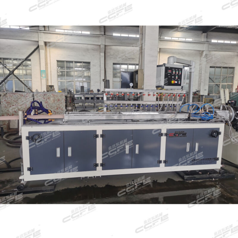 PVC corner profile production line (conical twin screw)
