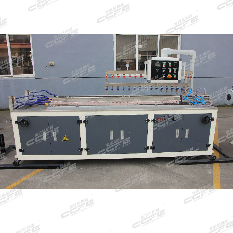 PVC corner profile production line (Single screw extruder) 
