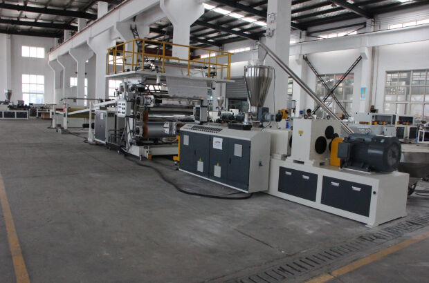 2017, PVC marble sheet production line established 