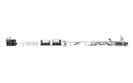 63 HDPE pipe production line