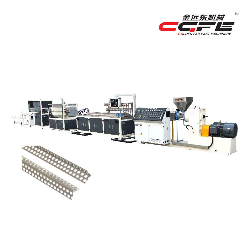PVC corner profile production line (Single screw extruder) 