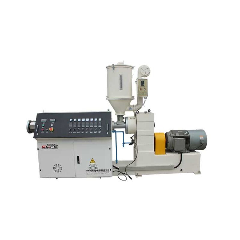 Single wall corrugated pipe production line