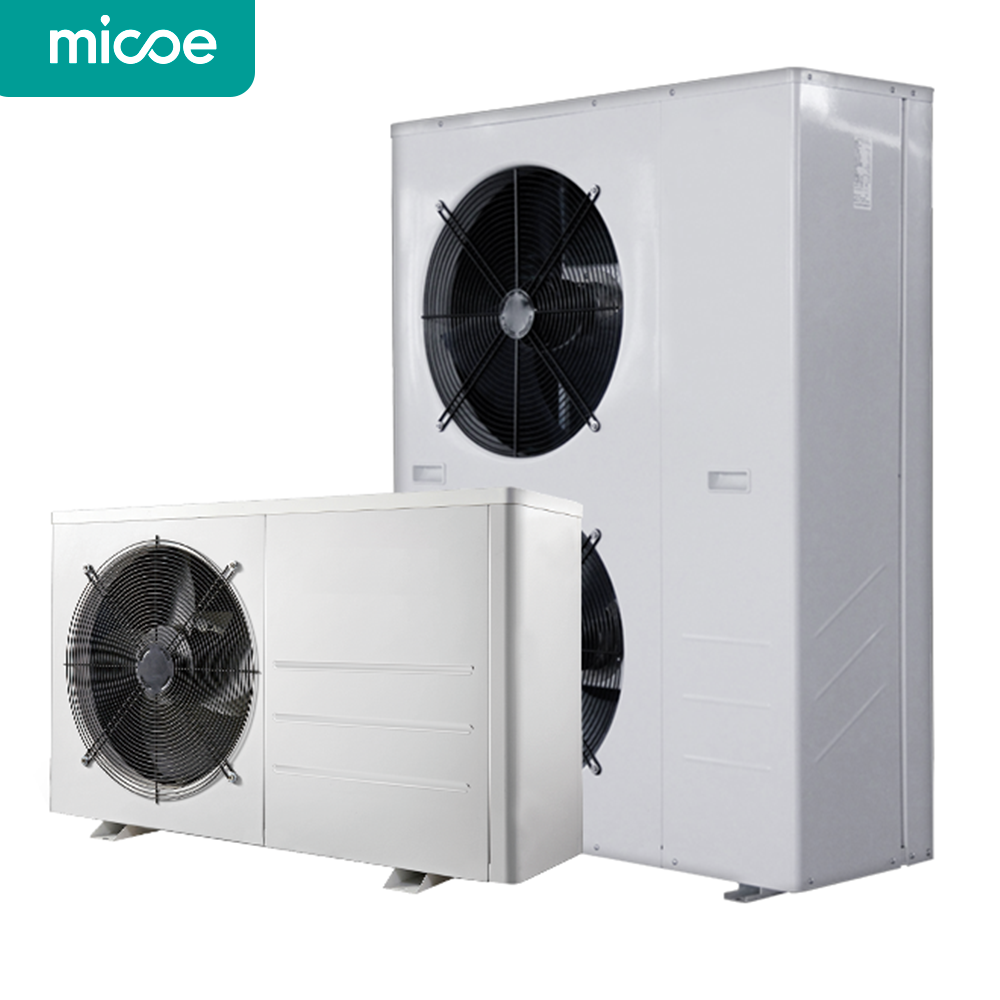 Micoe sanitary water heat pump bathroom auto-defrost air to water heat pump hot water heater for winter home