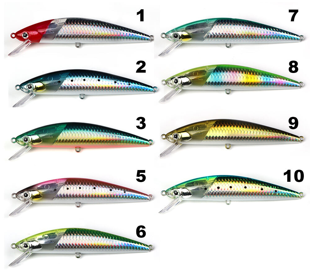 106084 120mm 37g singking Build-in Spring and reflector Hard Plastic Baits Minnow Fishing Lures