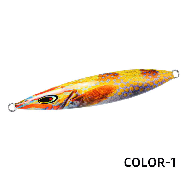 102  3D Printed Slow Pitch Jig Realistic Offshore Lure for Tuna Grouper Wahoo