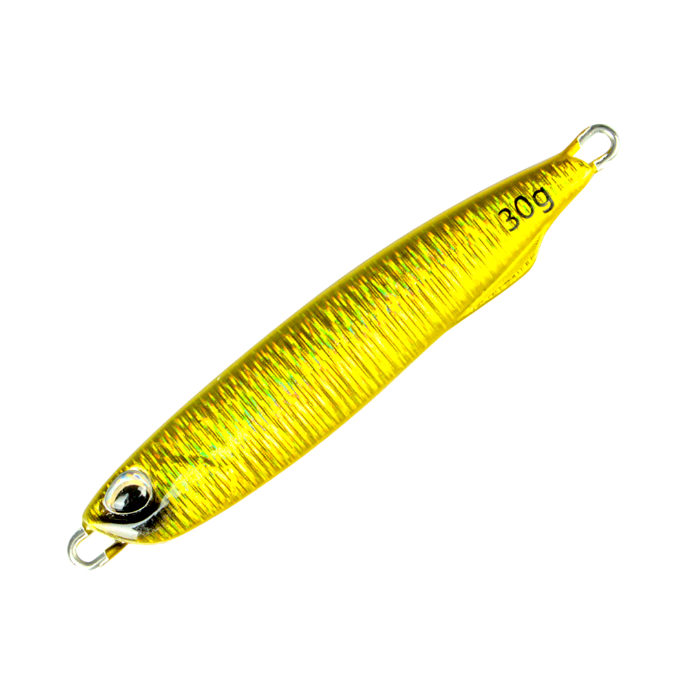 1122 Sinking Jigging Fishing Lure Laser Paper Coating Luminous Jig Lure Sea Fishing Trolling Jigging