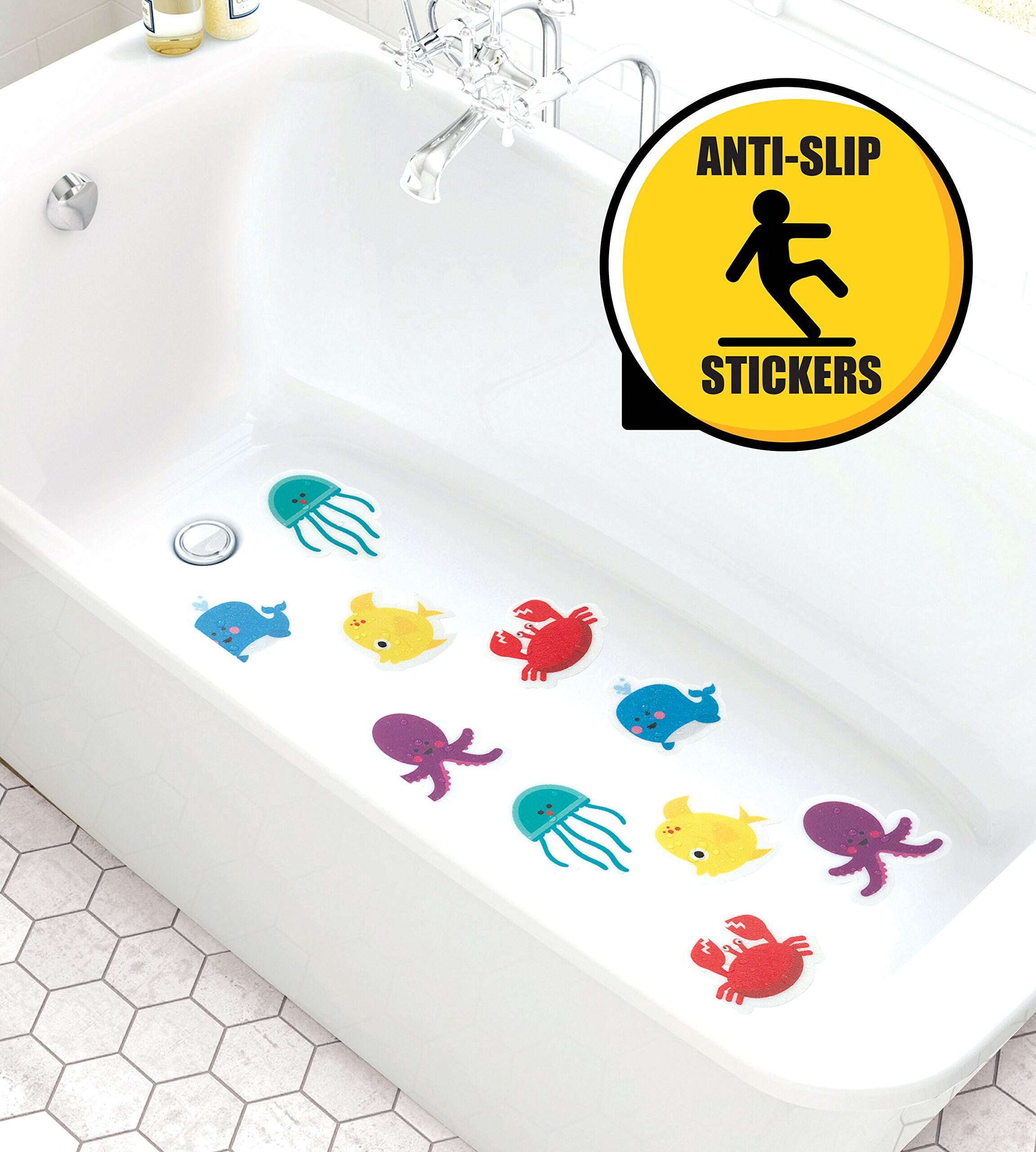 Waterproof PEVA Kids Safety Anti-slip Tape Lovely Sea Creature Anti Slip Sticker For Bathroom