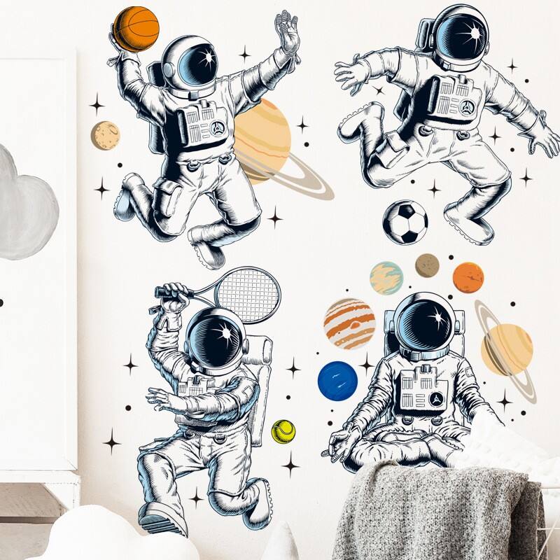 Animal Wall Stickers Tree Elephant Giraffe Lion Wall Nursery Sticker Wall Decor For Kids Baby Playroom Bedroom Living