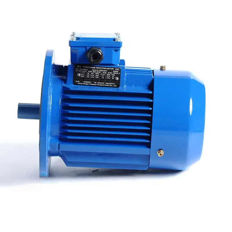 YS802 1.5HP 1.1KW 2 POLES B5 MOTEUR À COURANT ALTERNATIF TRIPHASE ASYNCHRONE AVEC CARROSSERIE EN ALUMINIUM