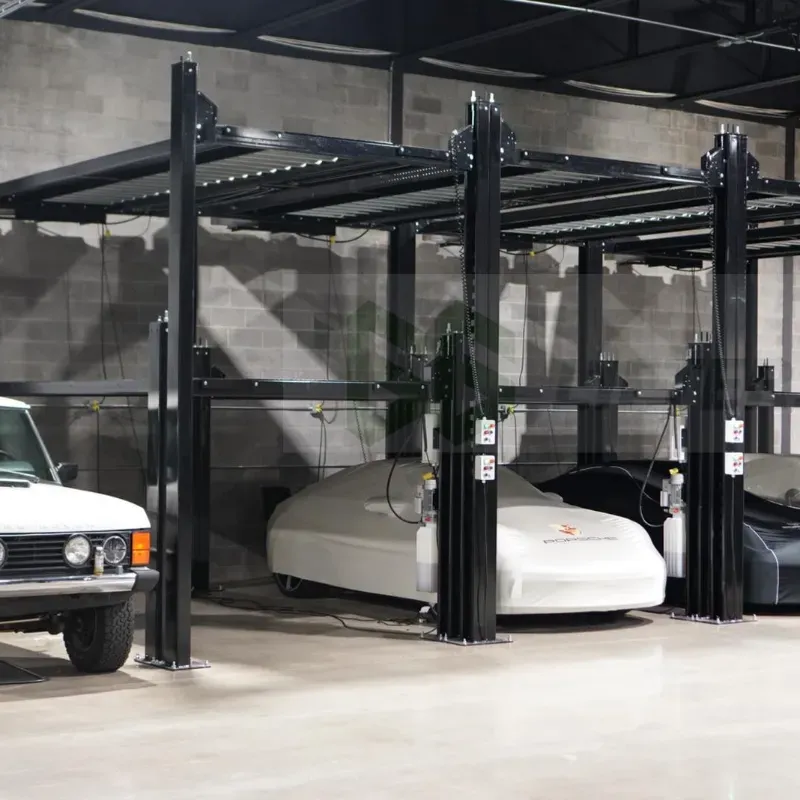 Triple Stacker Parking Lift Projects show