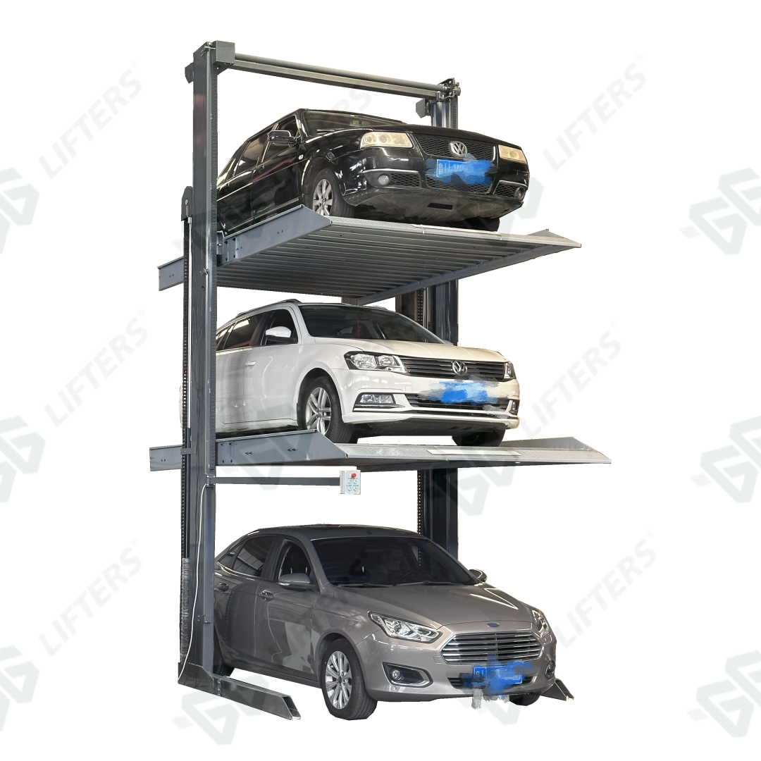 Two Post Triple Stacker Parking Lift