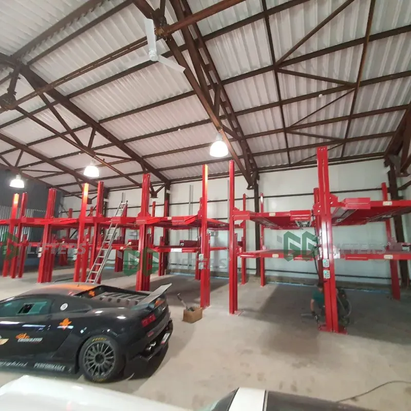 Triple Stacker Parking Lift Projects show