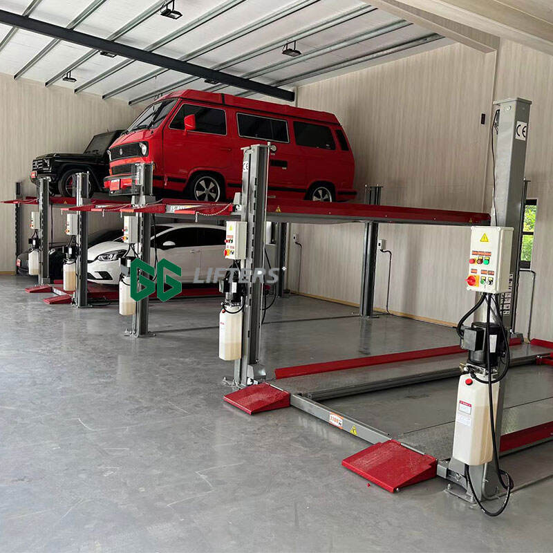 Four post parking lift-Bending column 