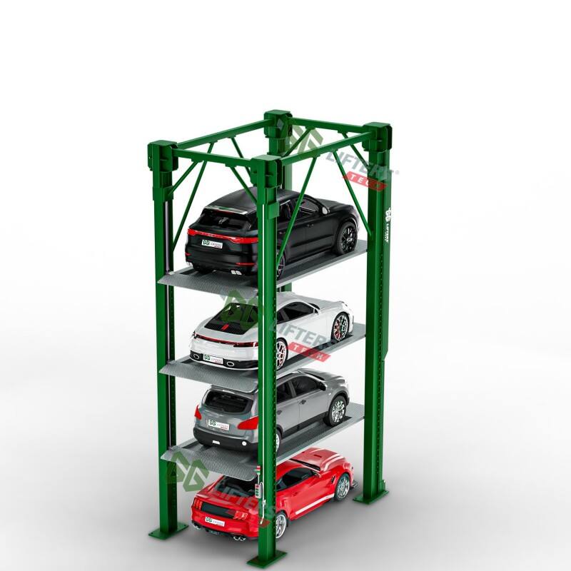 4 Post Quad Stacker Parking Lift