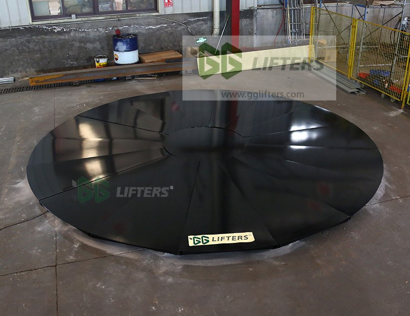 underground car parking lift hydraulic driven-1