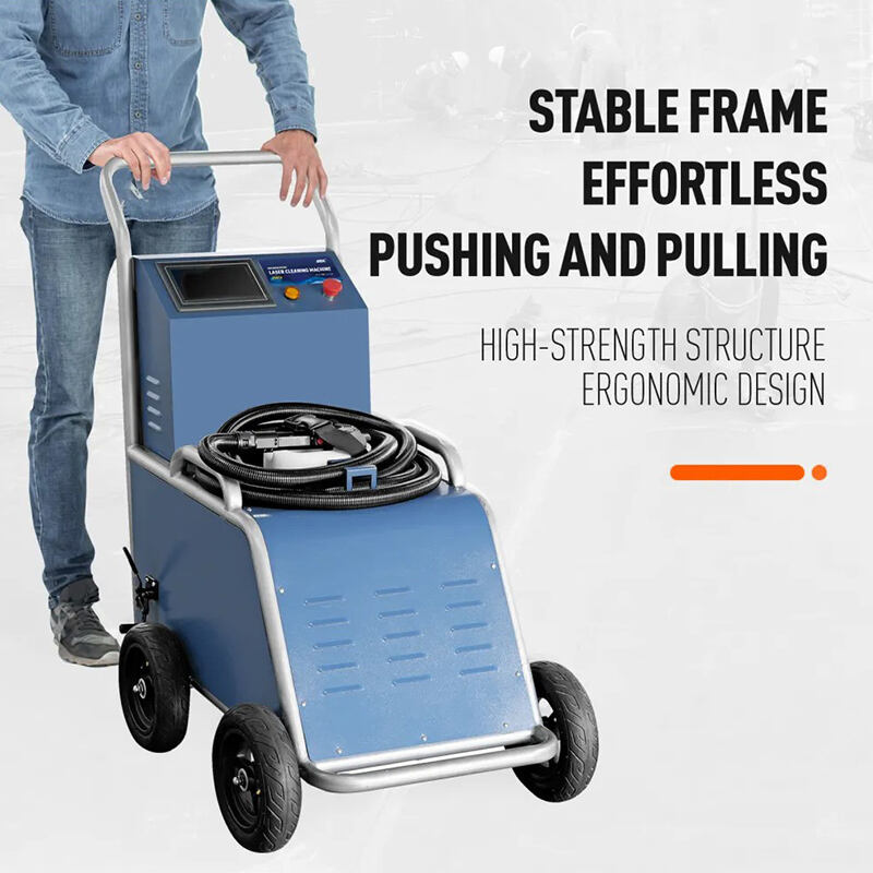 200W 300W Off-Road outdoor Pulse Laser Cleaning Machine details