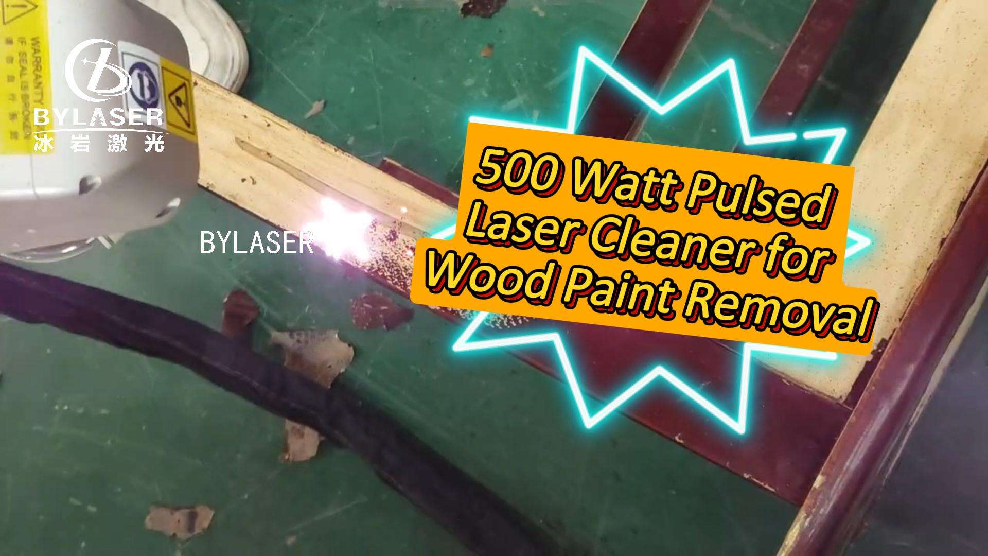 What is the fastest way to strip furniture? By 500w pulse Laser