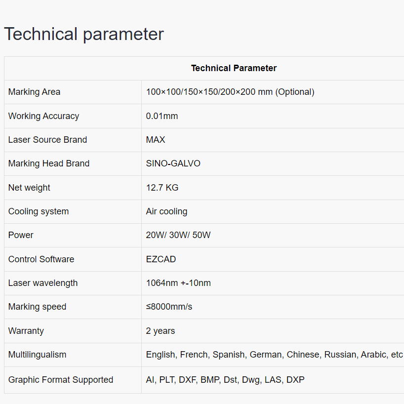 Portable Handheld Fiber Laser Marking machine details