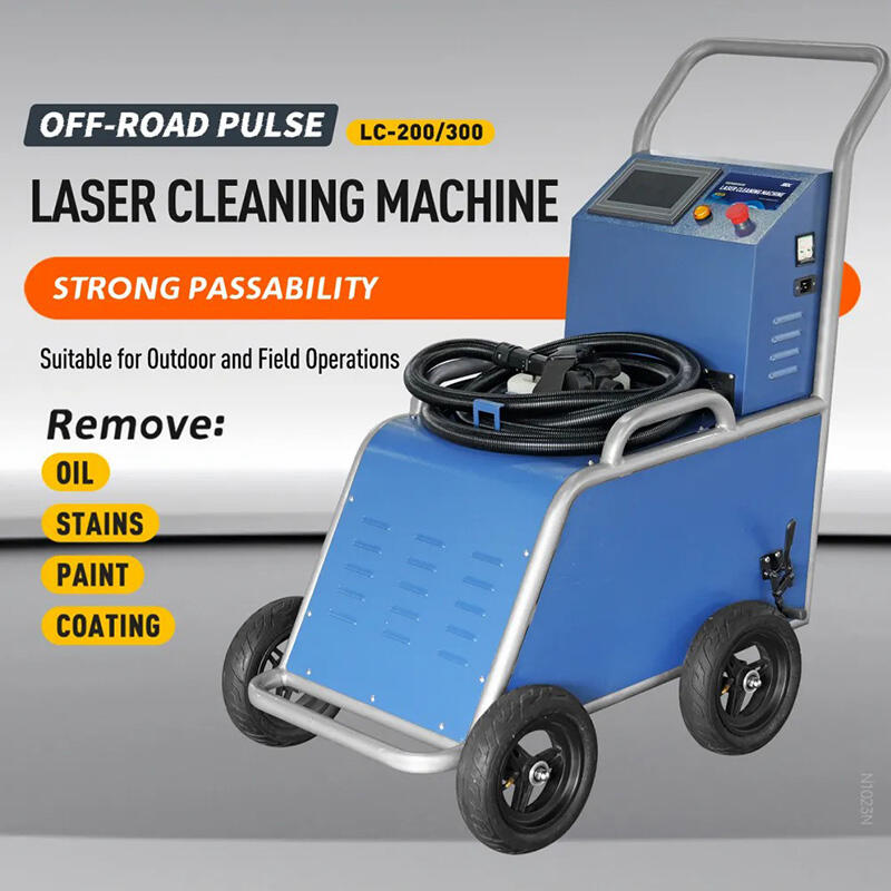 200W 300W Off-Road outdoor Pulse Laser Cleaning Machine factory