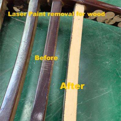 Pulse Laser Cleaning Machine for Paint removal from wood