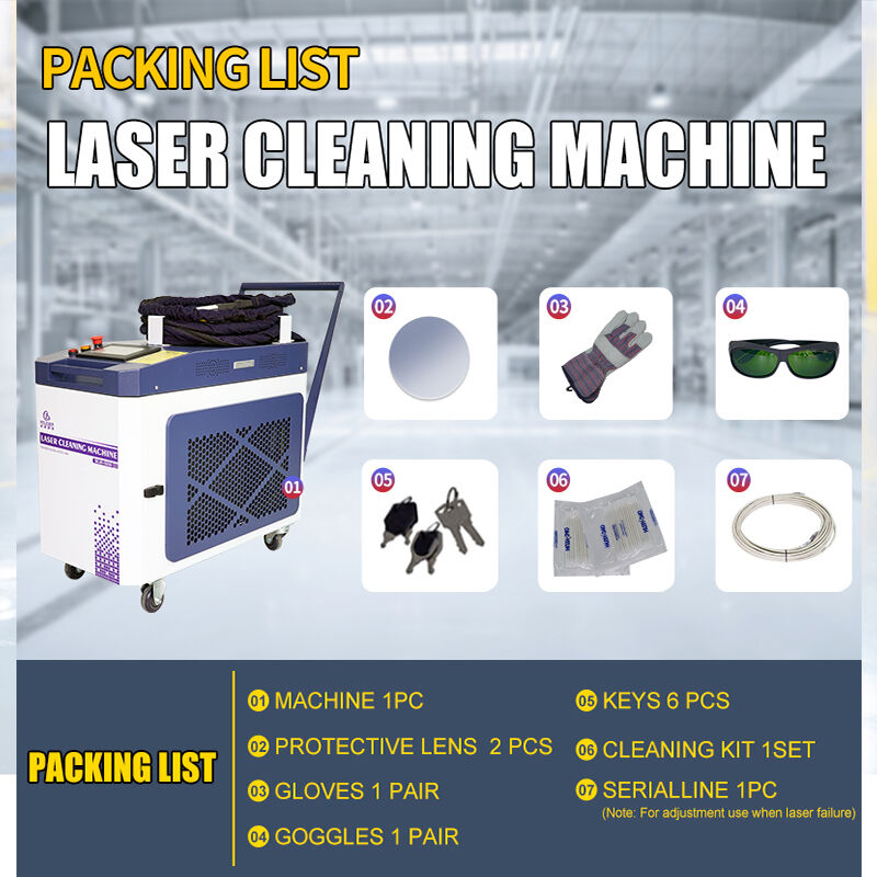 By Laser - Mobile Continuous Handheld Laser Cleaning Machine