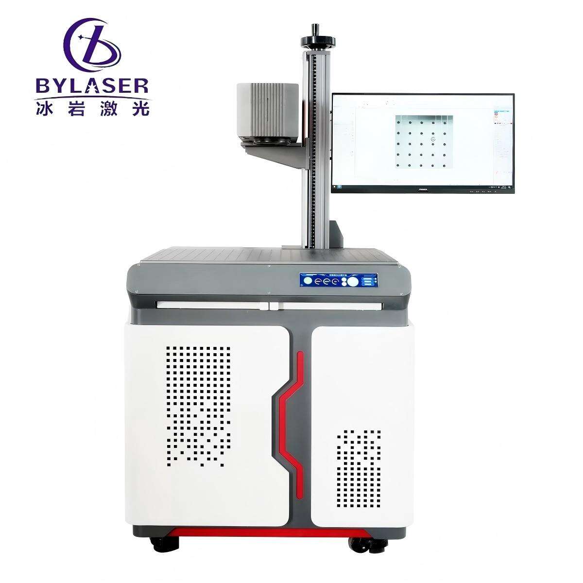 Machine de marquage laser à fibre de bureau avec positionnement visuel CCD