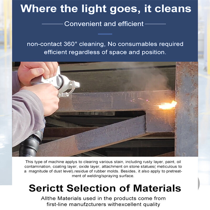 By Laser - Mobile Continuous Handheld Laser Cleaning Machine