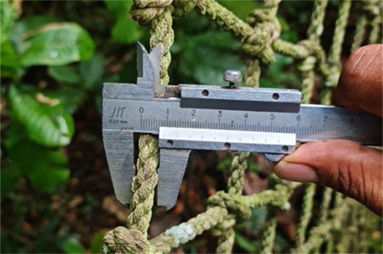 Customer re-inspection of playground safety nets after 5 years of use