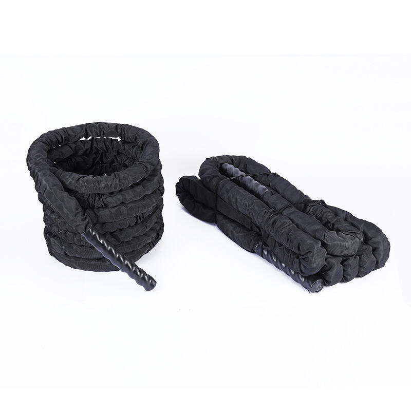 Battle Rope Training Rope with Black Full Sleeve