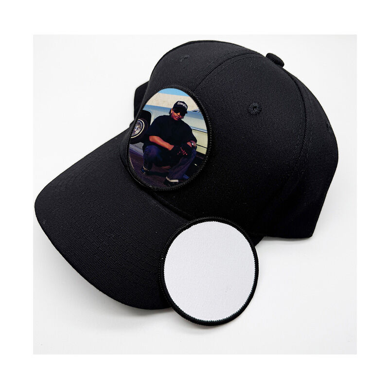 patch en tissu sublimé rond de 3