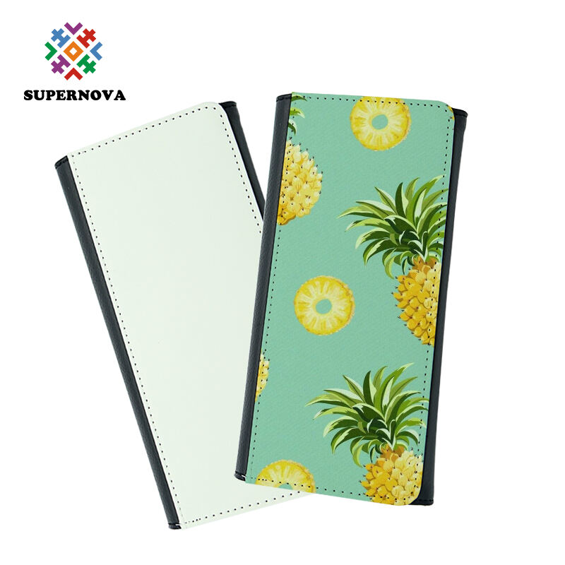 Portefeuille en simili cuir par sublimation avec intérieur en PU - Long