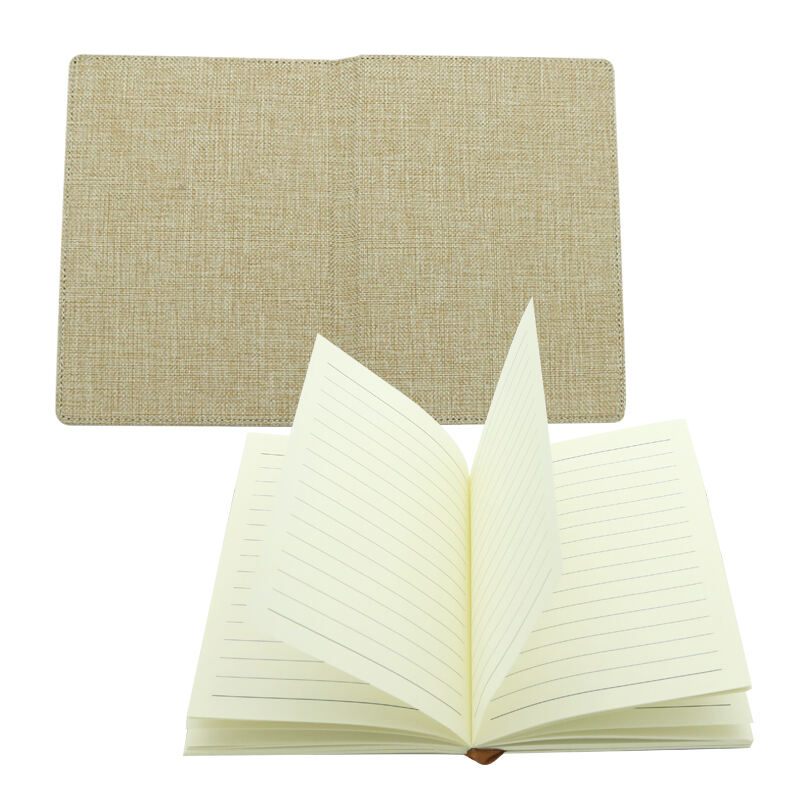 Sublimation Jute Notebook - A6 Size