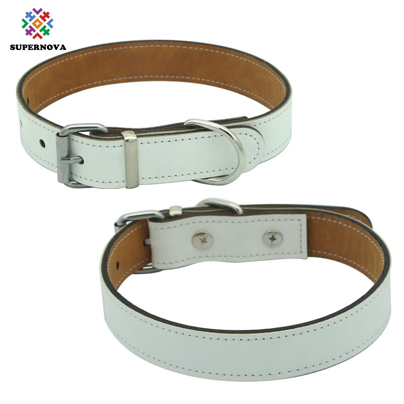 Sublimation Leatherette Dog Collar - M