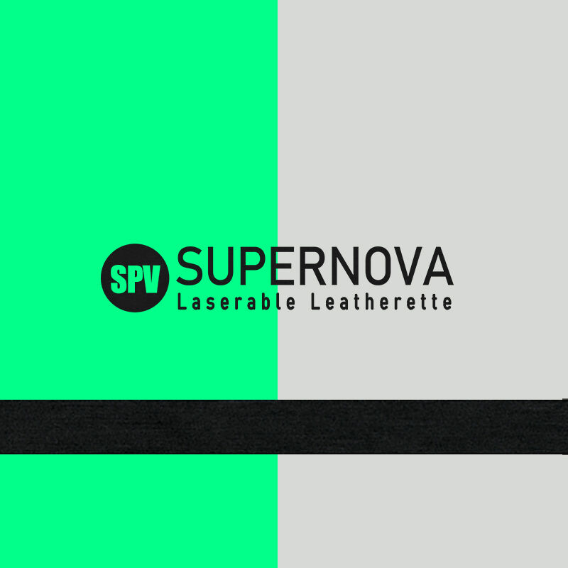 Cienka skórzana folia z matowym nadrukiem, świecąca w ciemności, z możliwością laserowania i klejem