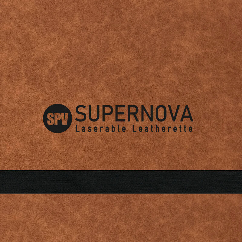 Tmavohnedý/čierny denovateľný list z umelej koži s lepiacou vrstvou – kolekcia Creekside