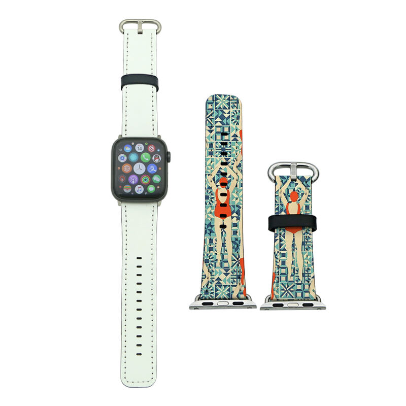 Bracelets pour Apple iWatch en Cuir PU par Sublimation pour Série 4/5-44mm