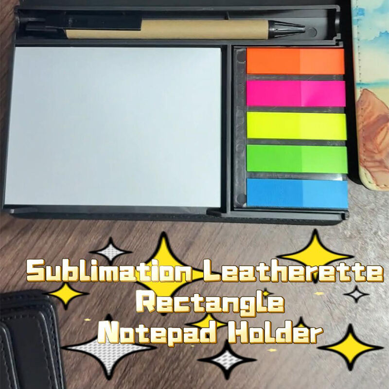 Sublimation Leatherette Rectangle Notepad Holder