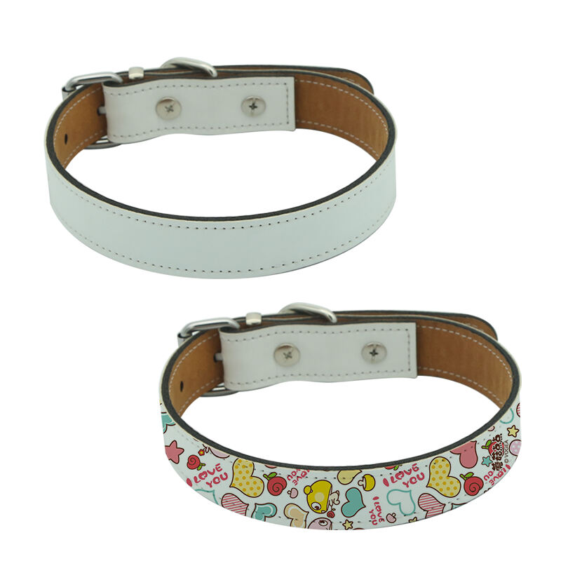 Sublimation Leatherette Dog Collar - S