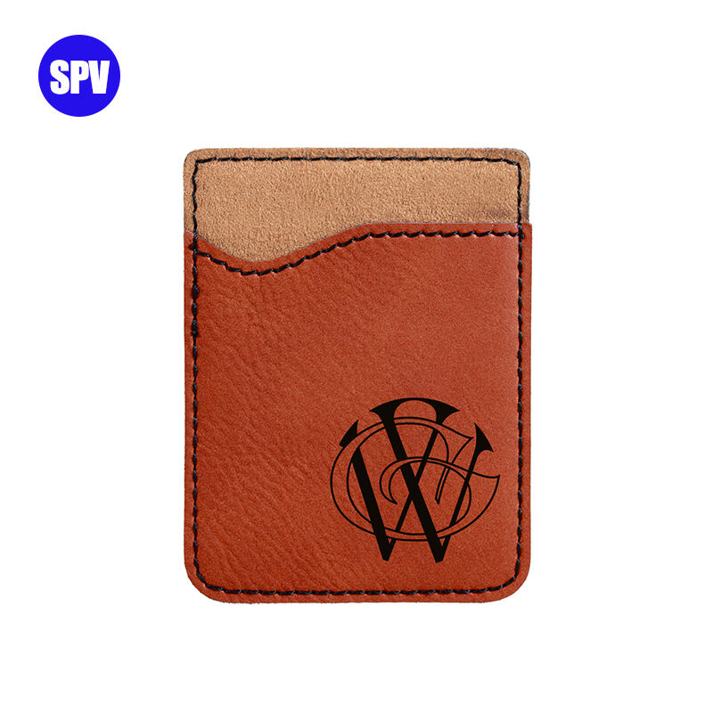 Laserable Leatherette Phone Wallet
