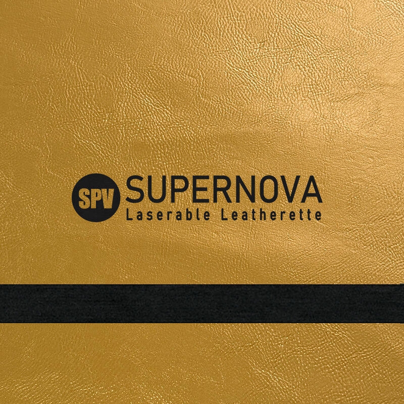 Gold/Black Metallic Laserable Leatherette Sheet 