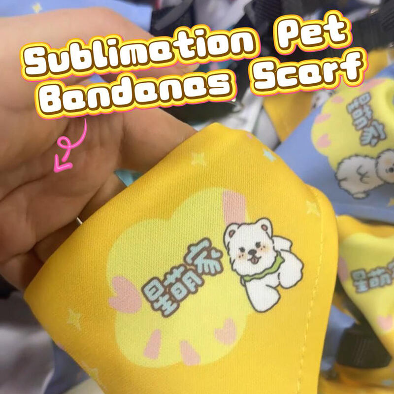 Sublimation Pet Triangular Bandanas Scarf