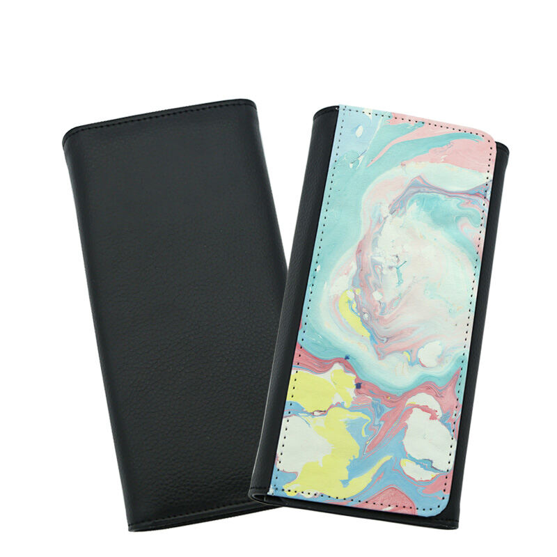 Portefeuille Trifold en Simili Cuir Sublimé