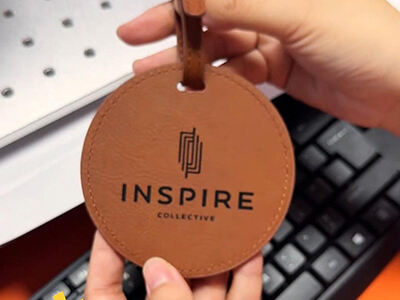 Want a Custom Golf Accessory That Stands Out? Laserable Leatherette Golf Bag Tag with Tees Delivers!