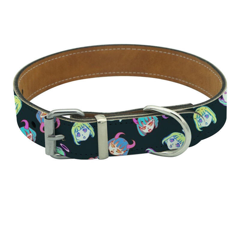 Sublimation Leatherette Dog Collar - L