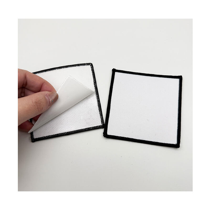 patch en tissu sublimé carré de 3