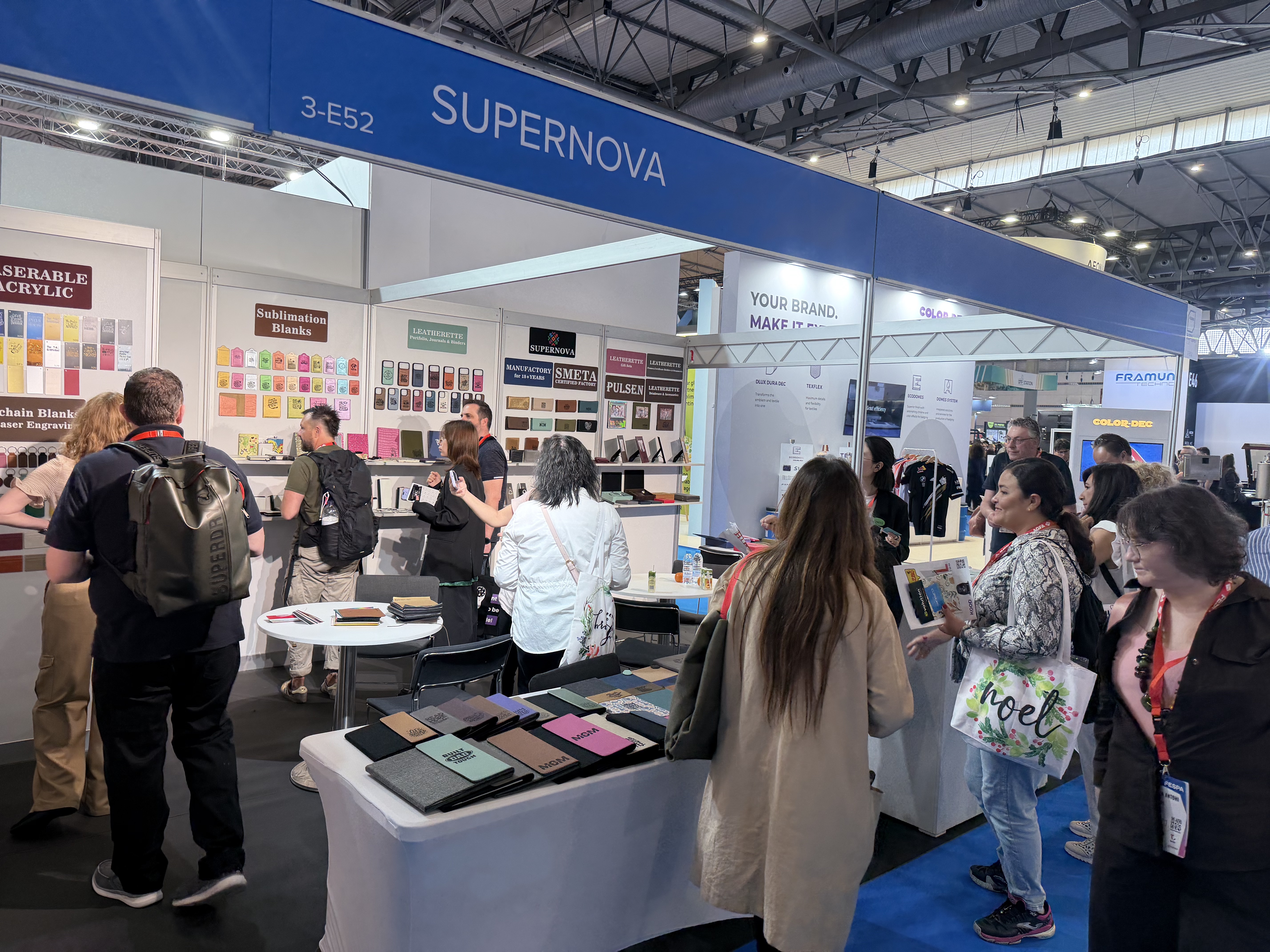 Supernova Leather Crafts: On-site Sharing at 2026 FESPA Europe Exhibition
