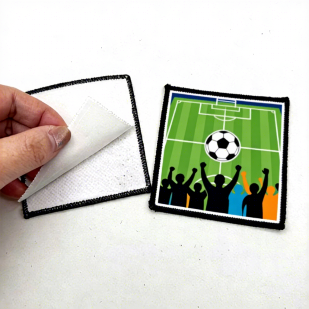 patch en tissu sublimé carré de 2 1/2